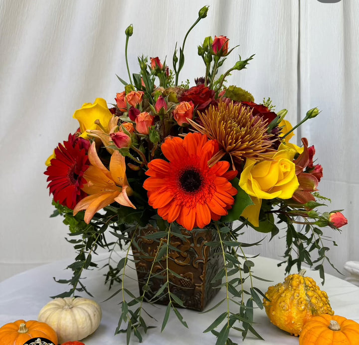 Soleil d’Automne – Luxury Autumn Flower Arrangement | Little Garden Flowers