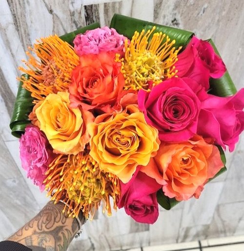 Fire Ball - Los Angeles Florist